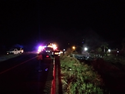 Hombre muri&oacute; calcinado luego de volcadura en la M&eacute;xico 15