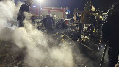 Con drones Ucrania ataca dep&oacute;sito petrolero de Rusia