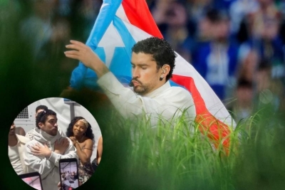 Bad Bunny da emotivo mensaje a su equipo de producci&oacute;n y bailarines despu&eacute;s del Medio Tiempo del Super Bowl LX
