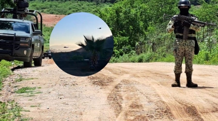 Fuerte despliegue militar genera alerta en la comunidad de 'El Limoncito', en Jes&uacute;s Mar&iacute;a, al Norte de Culiac&aacute;n